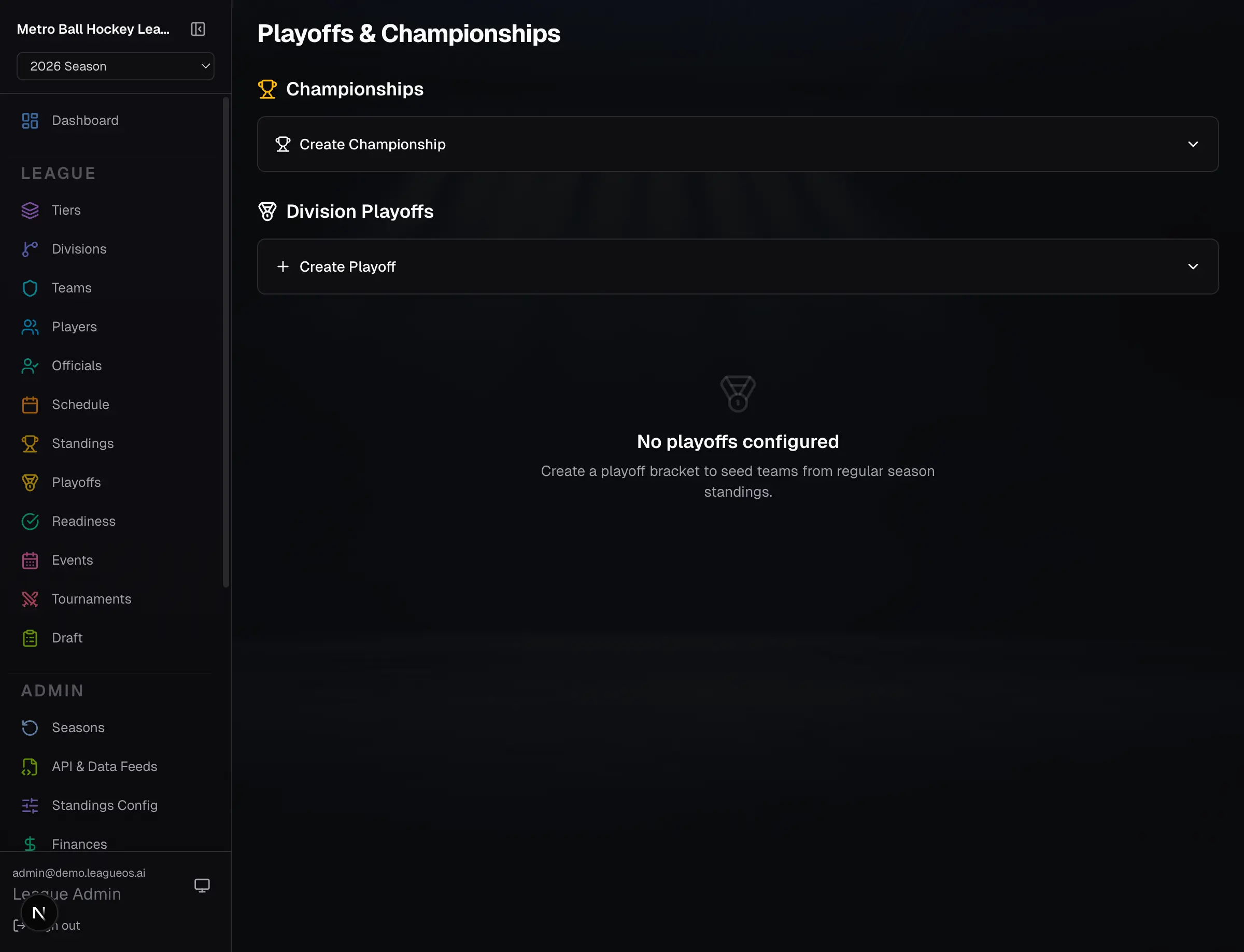 Playoff bracket generator